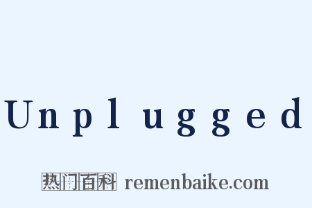 Unplugged是什么意思的图片